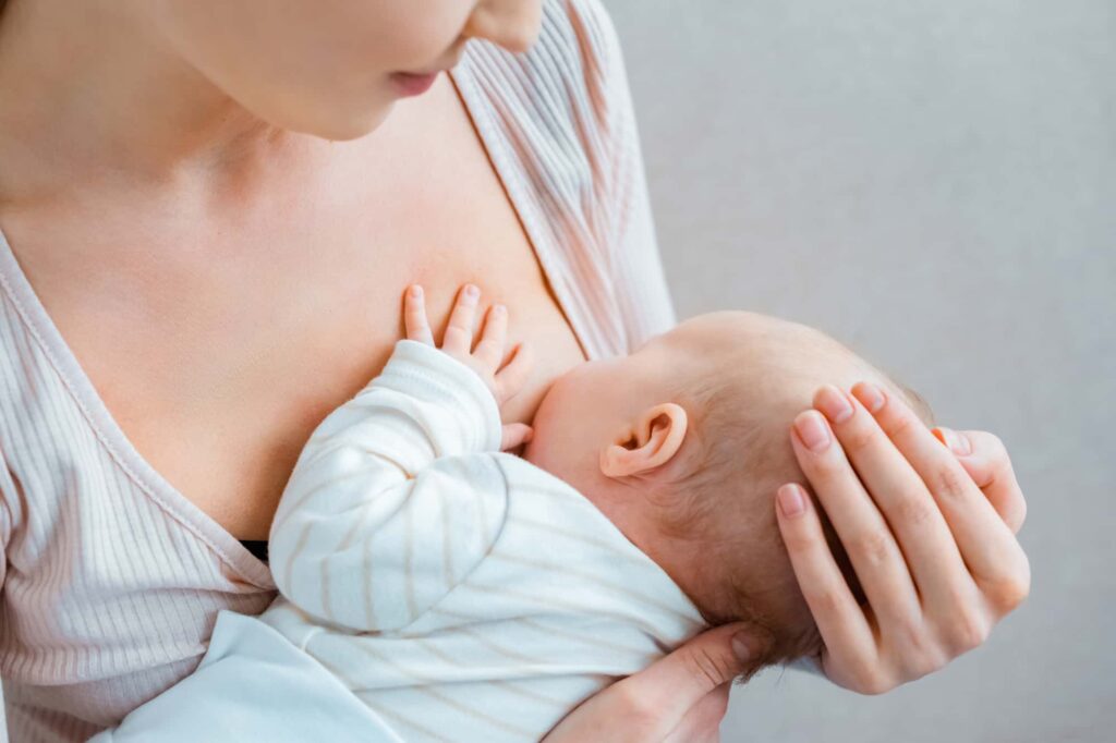 Breastfeeding aids in weight loss and helps your uterus shrink back to its pre-pregnancy size.