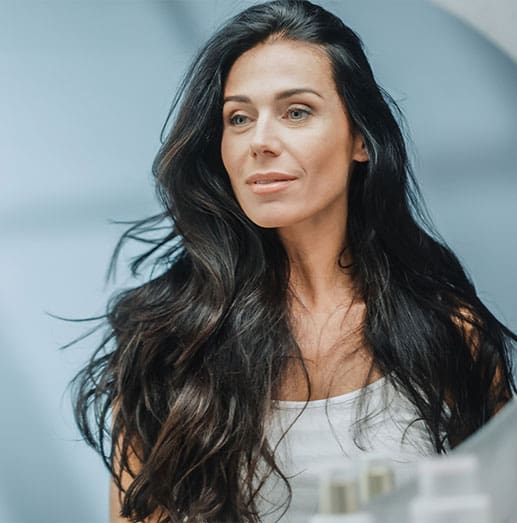 Older woman with beautiful skin after Botox in Brookfield.